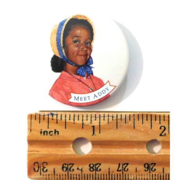 Vintage 1995 American Girl Meet Addy Pinback Button 1.5" Collectible - Picture 2 of 4